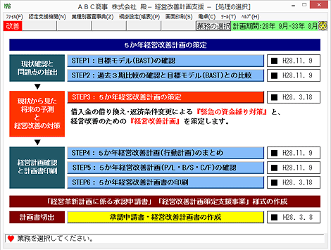 経営改善計画支援システム