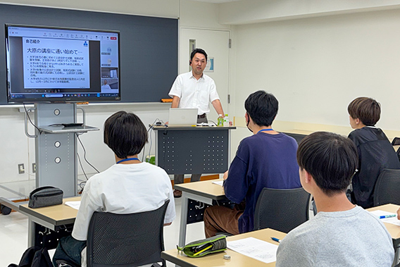 実務家講演Ⅱ開催模様 講師:藤井優貴会員