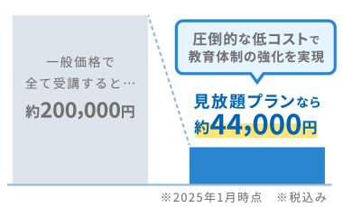 お得な見放題プランあり