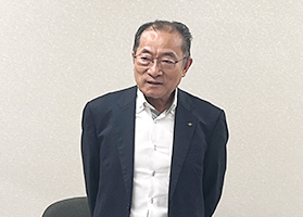 東榮信用金庫　田村光彦理事長