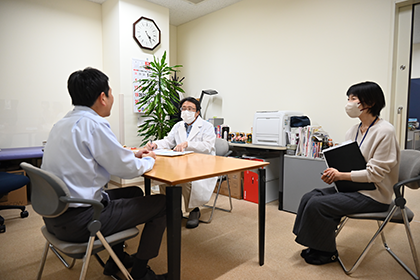 産業医や専門医による健康相談