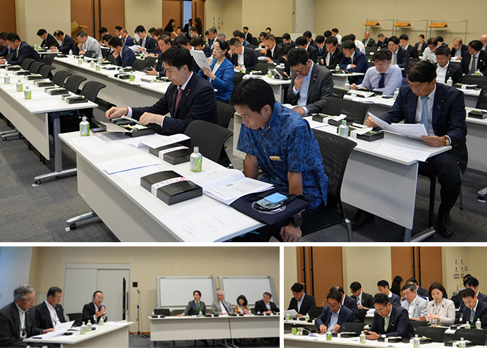 TKC政経研による政策提言に耳を傾ける参加議員
